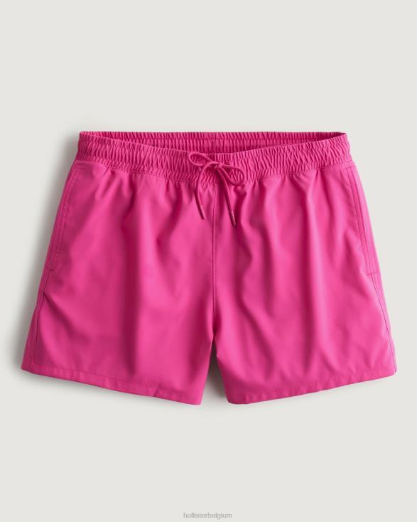 gilly hicks zwembroek 5'' donker roze Heren Hollister bodems 06JX1397
