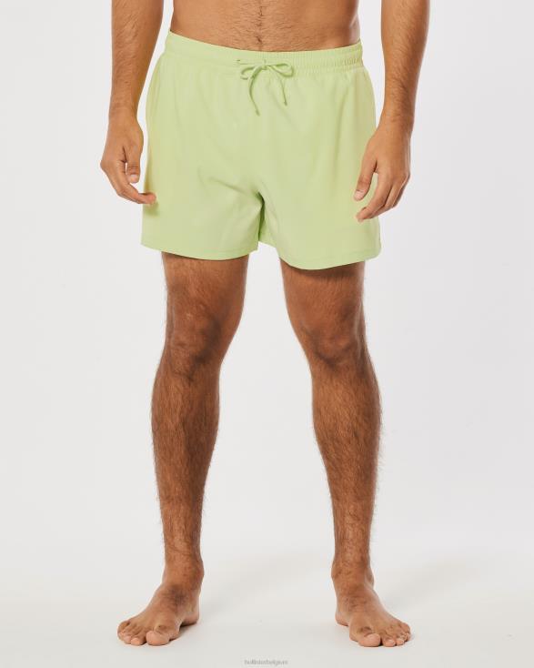 gilly hicks zwembroek 5'' limoen Heren Hollister bodems 06JX1403