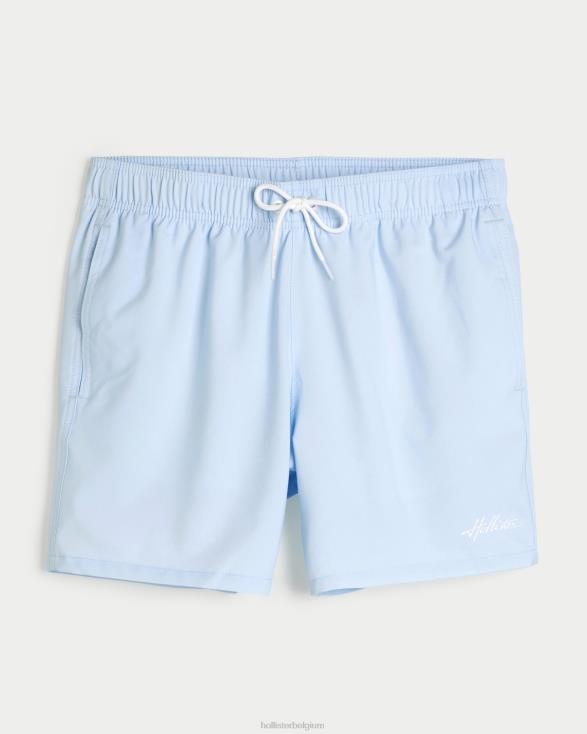 guard zwembroek 5'' lichtblauw Heren Hollister bodems 06JX1120