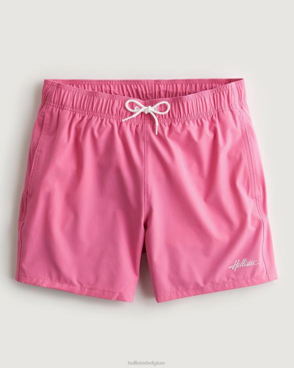 guard zwembroek 5'' roze Heren Hollister bodems 06JX1110