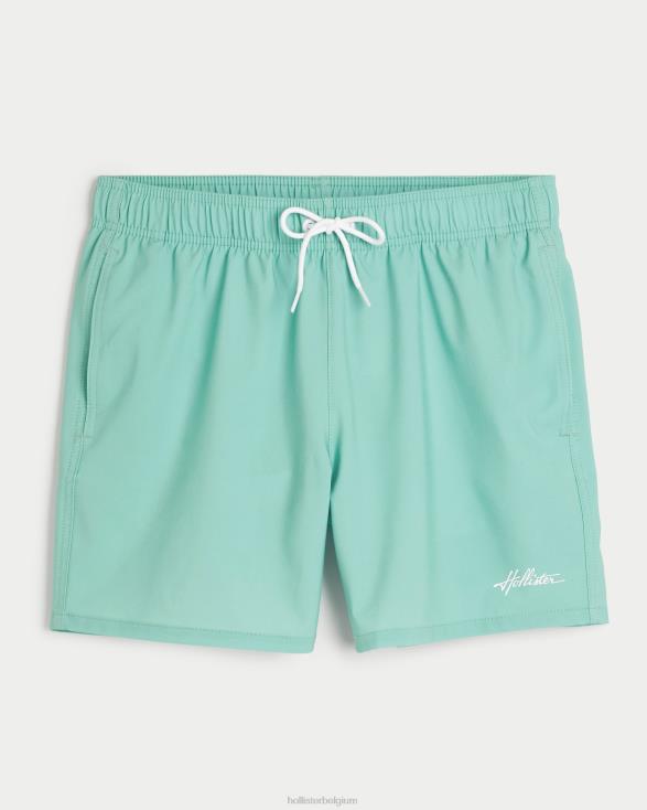 guard zwembroek 5'' turkoois Heren Hollister bodems 06JX1121