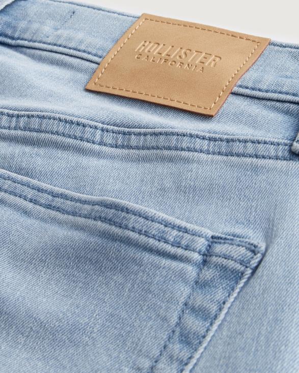 gestapelde skinny jeans met lichte wassing lichte wassing Heren Hollister bodems 06JX1252