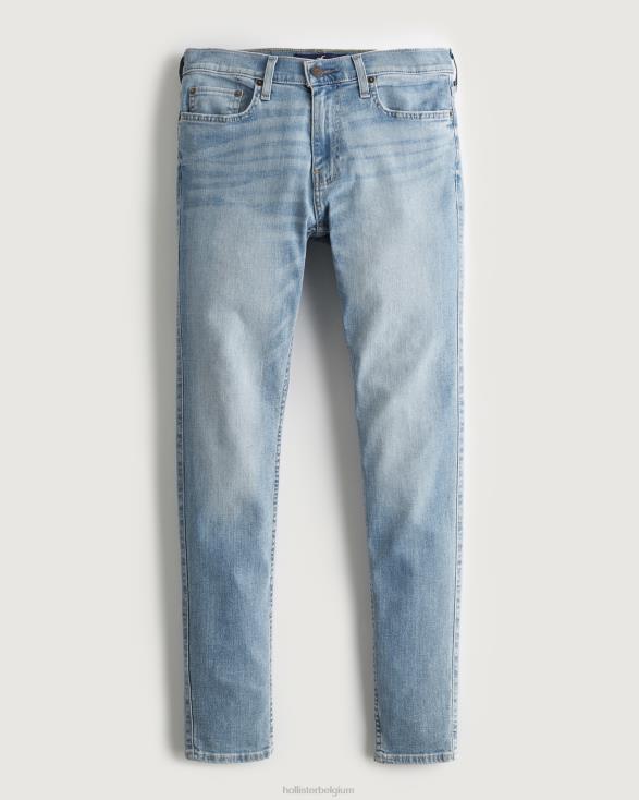superskinny jeans lichte wassing Heren Hollister bodems 06JX1263