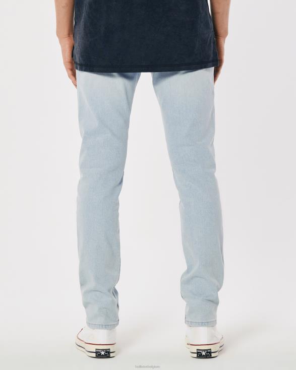 versleten skinny jeans met lichte wassing licht vernietigen Heren Hollister bodems 06JX1348