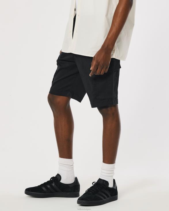 Cargo-joggingbroek 9'' zwart Heren Hollister bodems 06JX1103