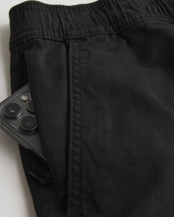 Cargo-joggingbroek 9'' zwart Heren Hollister bodems 06JX1103
