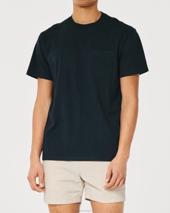 twill joggingbroek 5'' licht kaki Heren Hollister bodems 06JX1392