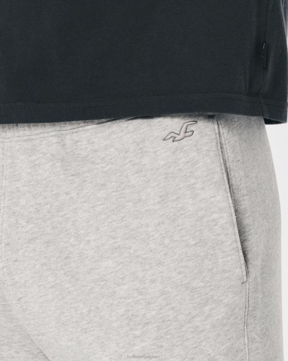 rechte joggingbroek heide grijs Heren Hollister bodems 06JX1266