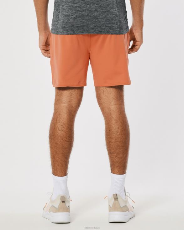 gilly hicks actieve oplaadbroek 7'' oranje Heren Hollister bodems 06JX1321