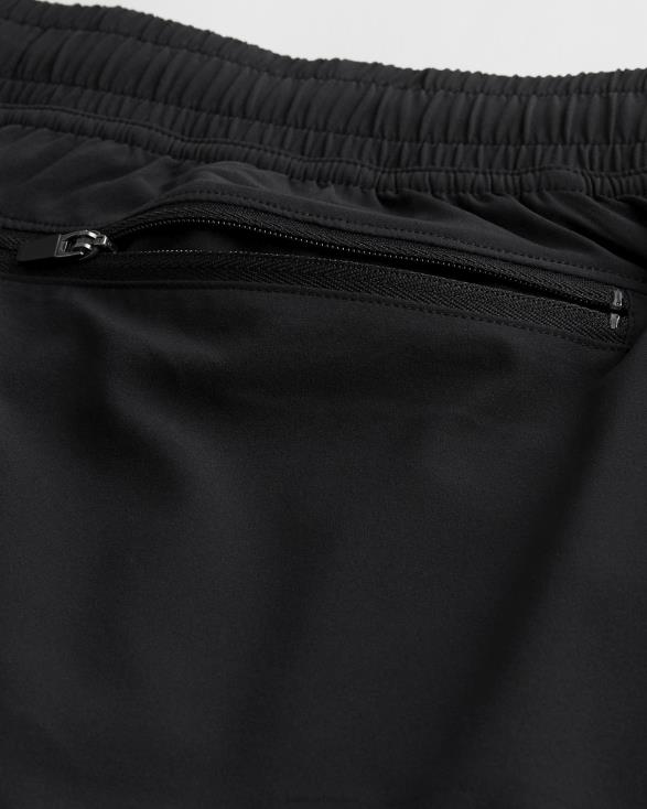 gilly hicks active gevoerde short 5'' zwart Heren Hollister bodems 06JX1216