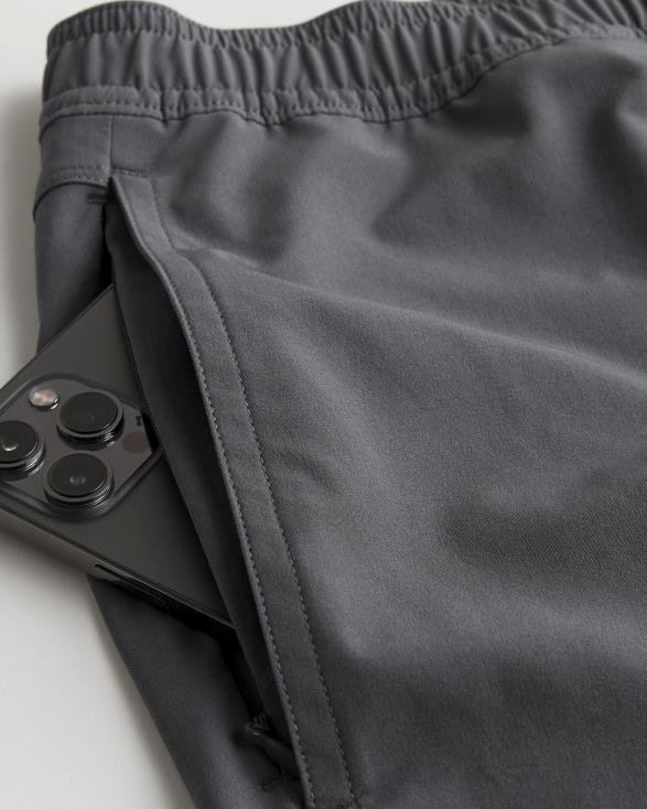 hybride korte broek 5'' donker grijs Heren Hollister bodems 06JX1101