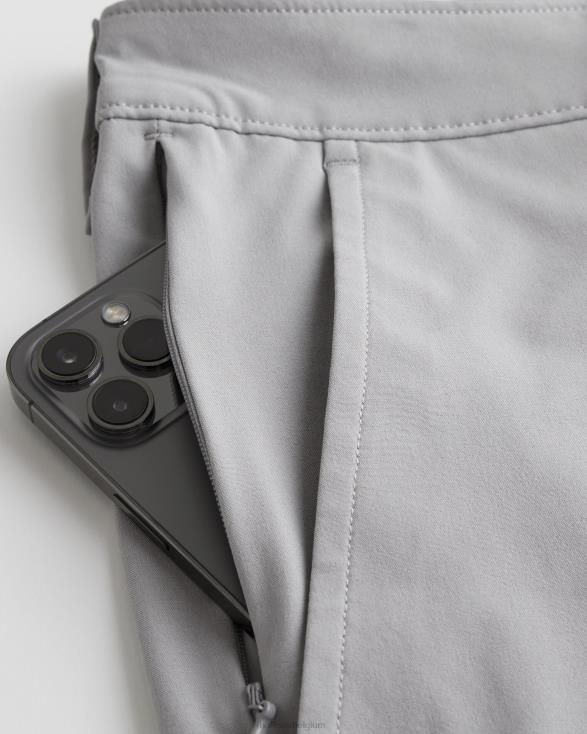 hybride korte broek 7'' lichtgrijs Heren Hollister bodems 06JX1224