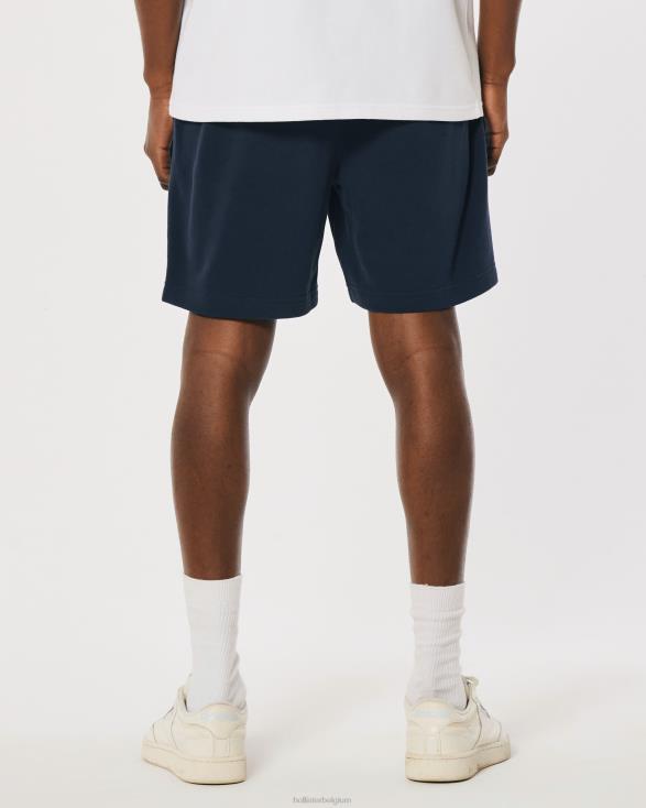 logo icon badstof fleece short 7'' marine Heren Hollister bodems 06JX1188
