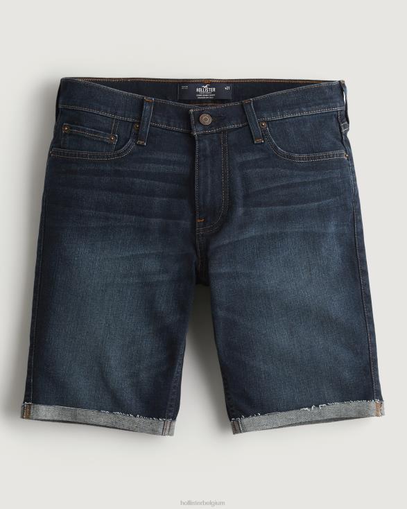 skinny denim short met donkere wassing 9'' donkere wassing Heren Hollister bodems 06JX1203