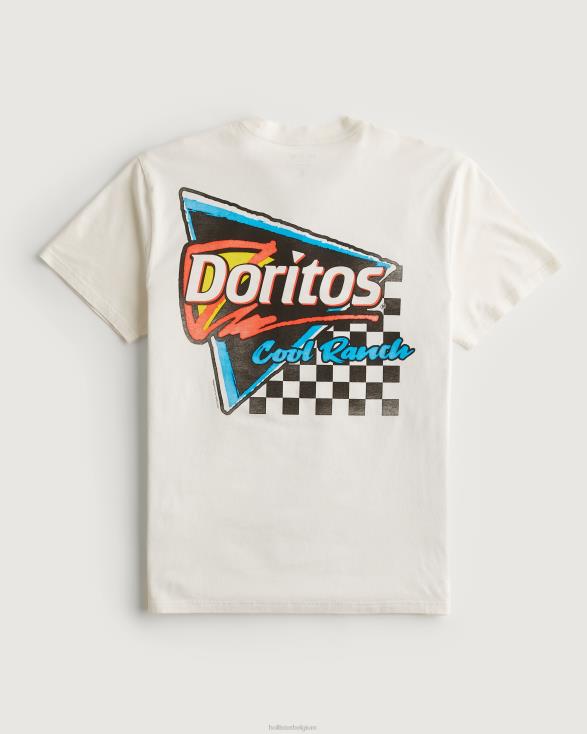 relaxed doritos cool ranch grafisch T-shirt gebroken wit-doritos Heren Hollister toppen 06JX1007