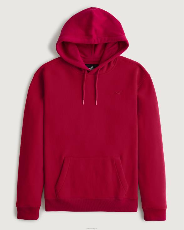 feel good icoon hoodie rood Heren Hollister toppen 06JX993