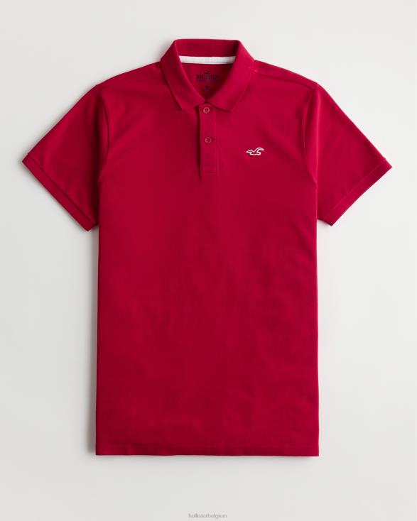 logo icoon polo rood Heren Hollister toppen 06JX802