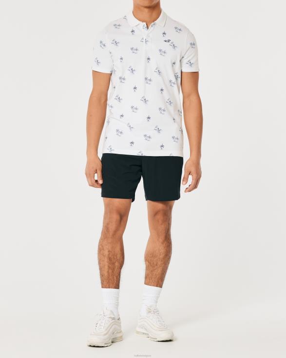 logo pictogram patroon polo wit patroon Heren Hollister toppen 06JX1003