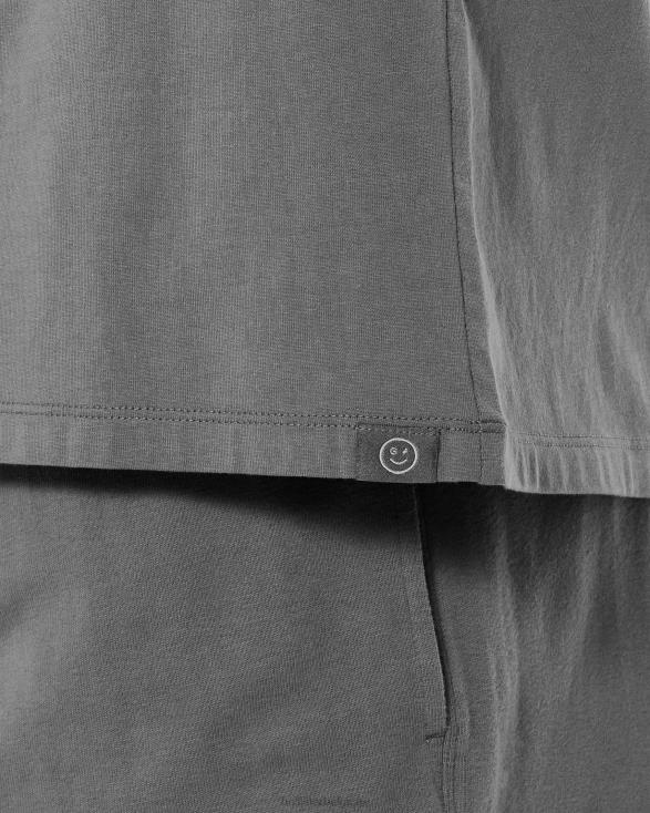 gilly hicks active essentials oversized T-shirt met ronde hals donker grijs Heren Hollister toppen 06JX977