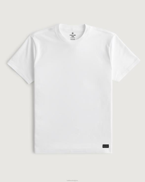 ontspannen verkoelend T-shirt donker grijs Heren Hollister toppen 06JX838