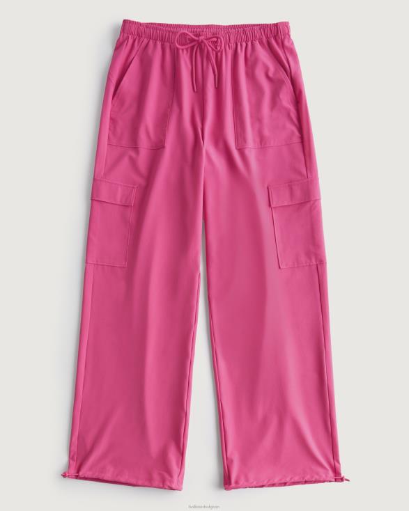 gilly hicks active halfhoge parachutebroek donker roze vrouwen Hollister bodems 06JX764
