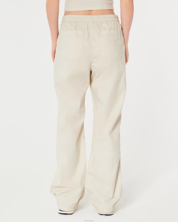 parachutebroek met verstelbare taille room vrouwen Hollister bodems 06JX676