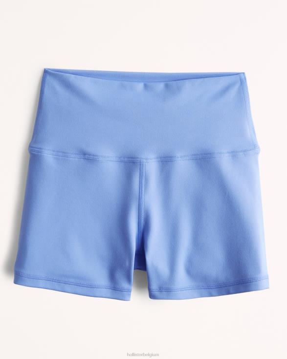 gilly hicks actief opladen high-rise shortie 3'' blauw vrouwen Hollister bodems 06JX749