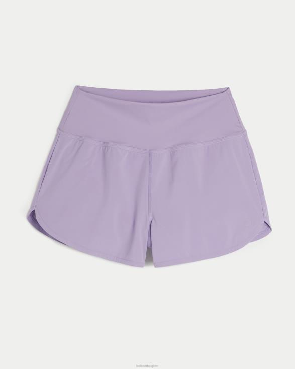 gilly hicks actieve hardloopshort lichtpaars vrouwen Hollister bodems 06JX658