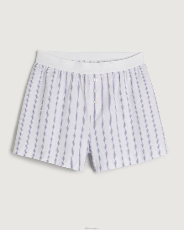 gilly hicks boksers lichtblauwe streep vrouwen Hollister bodems 06JX740