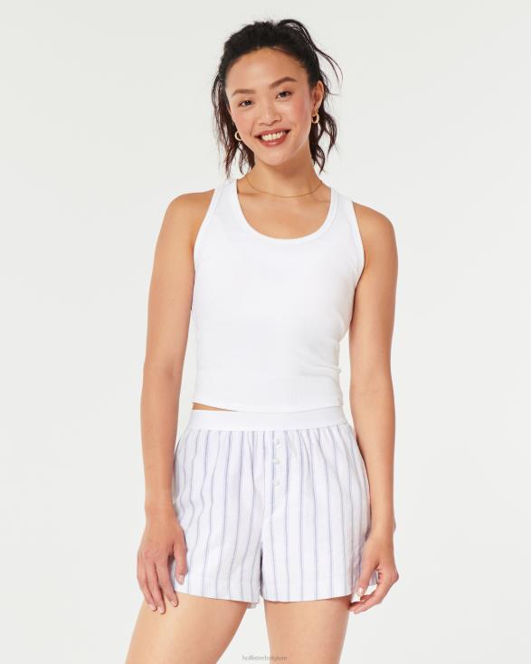 gilly hicks boksers lichtblauwe streep vrouwen Hollister bodems 06JX740