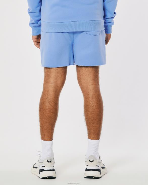 gilly hicks smile series fleece short met logo blauw vrouwen Hollister bodems 06JX1412