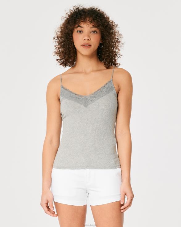 laagbouw twill chino short 3'' wit vrouwen Hollister bodems 06JX481