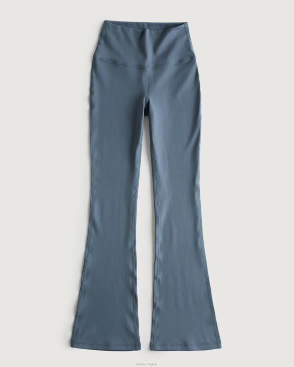Gilly Hicks Active Recharge mini flare legging blauw grijs vrouwen Hollister bodems 06JX760