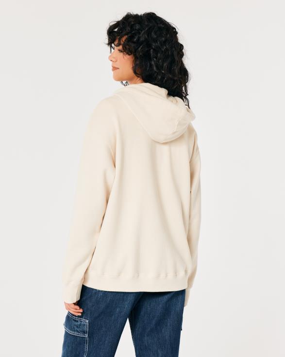 feel good oversized hoodie met volledige rits room vrouwen Hollister toppen 06JX121