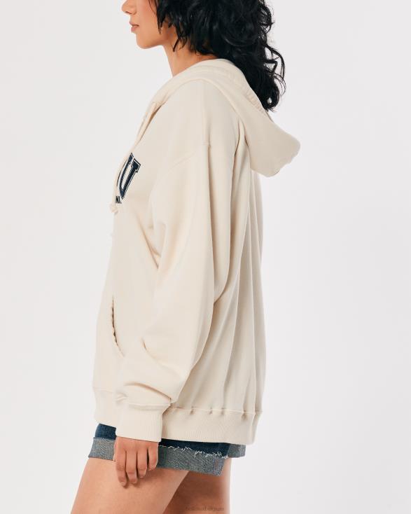 oversized Malibu California grafische hoodie met rits room vrouwen Hollister toppen 06JX154