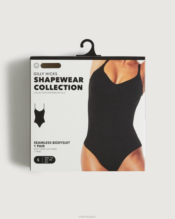 bodysuit met shapewear van gilly hicks zwart vrouwen Hollister toppen 06JX96
