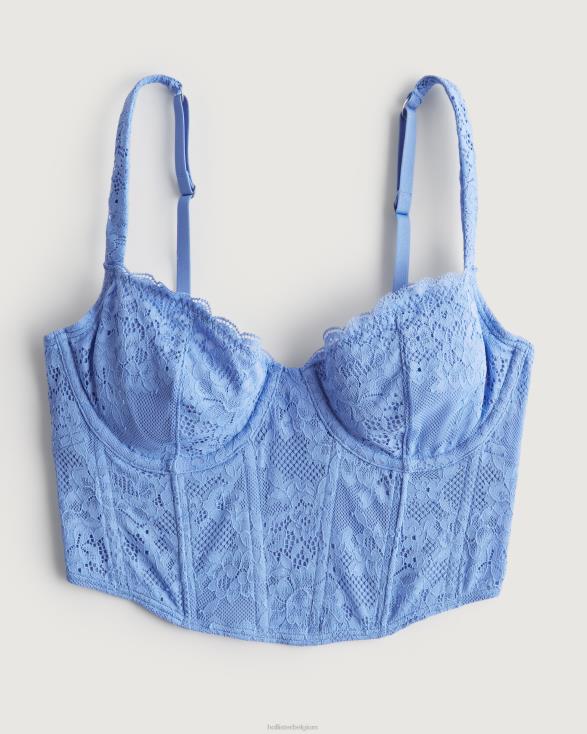 gilly hicks kanten bustier blauw kant vrouwen Hollister toppen 06JX142