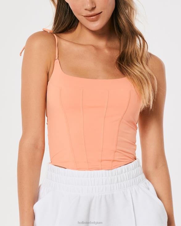 gilly hicks micro korset oranje vrouwen Hollister toppen 06JX456