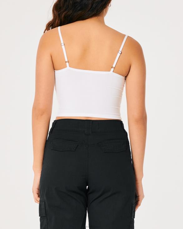 sweetheart cami met kanten zoom wit vrouwen Hollister toppen 06JX230