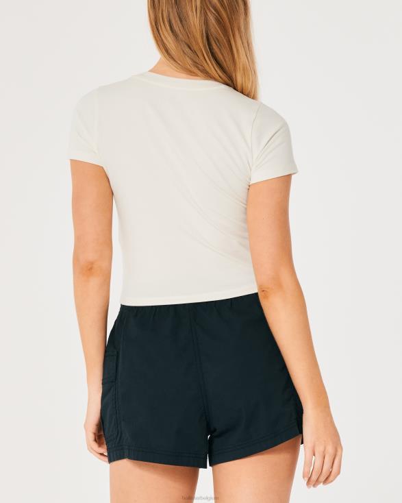 concert grafisch baby-T-shirt room vrouwen Hollister toppen 06JX144