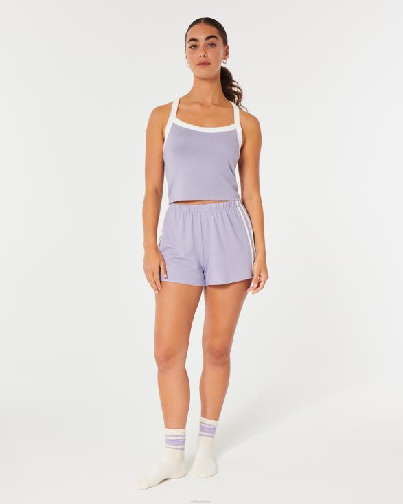 gilly hicks cosy tank paars vrouwen Hollister toppen 06JX452