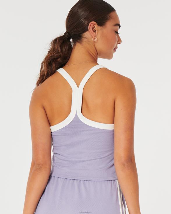 gilly hicks cosy tank paars vrouwen Hollister toppen 06JX452